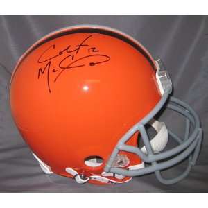 Colt McCoy Autographed Cleveland Browns Proline Helmet