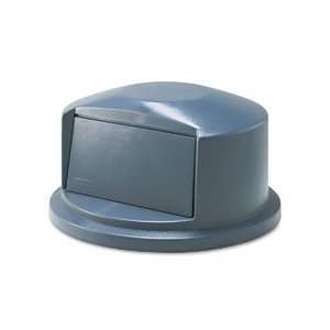   Lid for 32 Gallon Waste Containers, Plastic, Gray