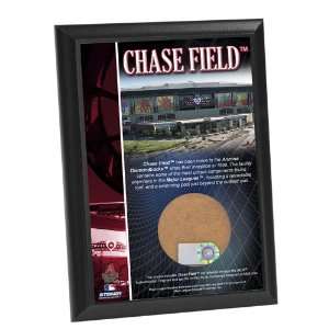 MLB Arizona Diamondbacks Chase Field 4x6 Inch Game Used Dirt Plaque 