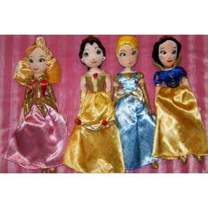   , Sleeping Beauty, Belle Beauty 14 Plush Set of Four Toys & Games