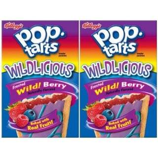 Kelloggs Pop Tarts Frosted Wild Berry, 15.2 oz, 2 ct (Quantity of 2)