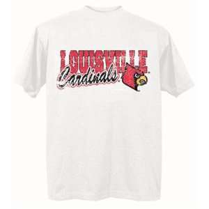  Louisville Cardinals NCAA White Short Sleeve T Shirt 