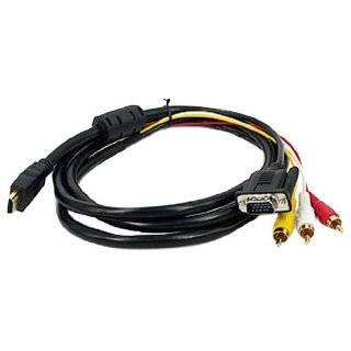   HDMI to Component Video + Stereo Audio AV Cable Electronics