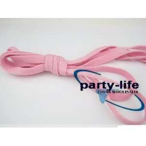  pink flat shoe lace shoelace strings for sneakers 200pairs 