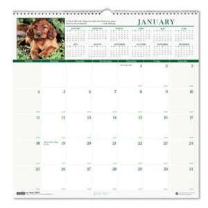  Puppies Wall Calendar   12 x 12(sold in packs of 3 