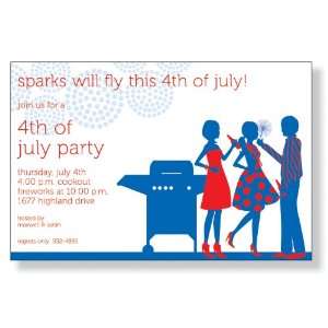  July Bbq Invitations 