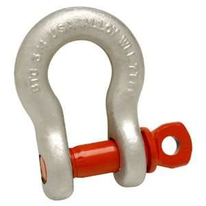 Campbell 419 A Screw Pin Anchor Shackle, Alloy Steel, Galvanized, 3/4 