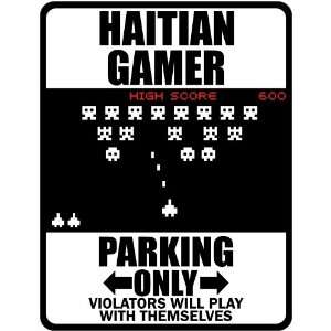  New  Haitian Gamer   Parking Only ( Invaders Tribute   80 