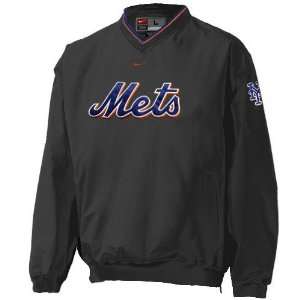  Nike New York Mets Youth Black Staff Ace Pullover Sports 