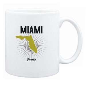   Miami Usa State   Star Light  Florida Mug Usa City