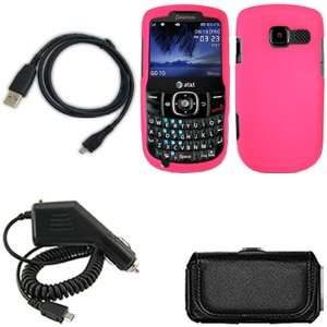 iFase Brand Pantech Link 2 P5000 Combo Rubber Hot Pink Protective Case 