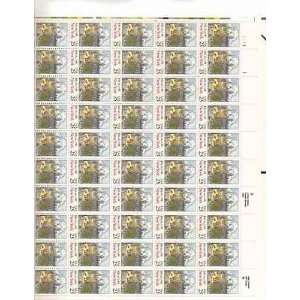  New York Sheet of 50 x 25 Cent US Postage Stamps NEW Scot 