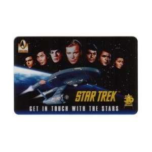 Collectible Phone Card Star Trek 30u Special Edition 7 Main Actors 