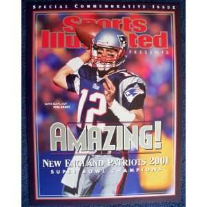 2001 New England Patriots Super Bowl 36 Champions Sports Illustrated 