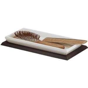   1506 31 Rectangle Tanganika Wood Comb Tray 1506 31