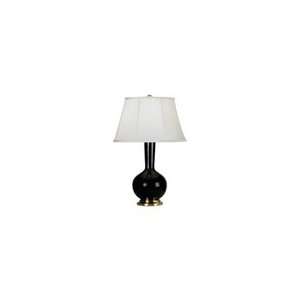  Devon Black Accent Table Lamp Brushed Nickel with Stretch 