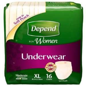Underwear for Women, Max Absorbency, LRG,16ct, 4ct (Quantity of 1)