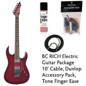  RICH ASM PRO Package Deal Electric Guitar Black Cherry   Tone Finger 