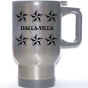     DALLA VILLA Stainless Steel Mug (black design) 