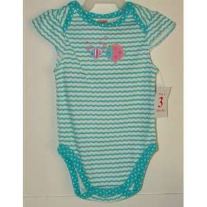  3 Piece Infant Baby Girl Size 6 9 Month Onsie, Pants And 