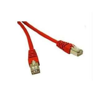  50ft CAT5e Shielded Patch Cable Red Electronics