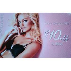  Victoria Secret $10 Off Bra Card