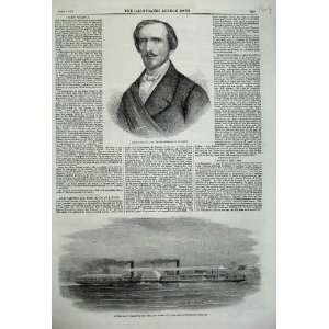   1860 Baron Ricasoli Tuscany Steam Tug India Government