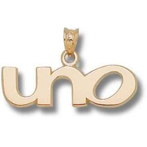  New Orleans Privateers 10K Gold UNO Pendant Sports 