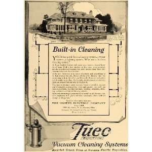   Built In Vacuum Cleaning United Electric   Original Print Ad Home