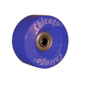 Chicago Blue roller skate wheels (8 pack)  Sports 