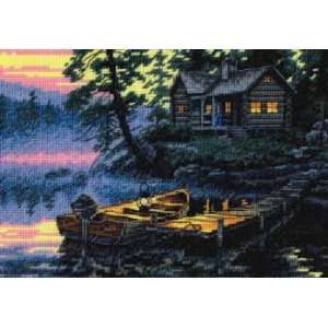  Morning Lake kit (cross stitch) Arts, Crafts & Sewing