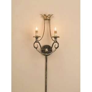   Company 5010 Anise Wall Sconce, Barcelona Gold/Gold Leaf/Silver Leaf
