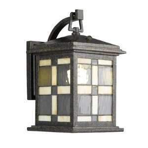  Tiffany One Light Wall Sconce in Rusty Brown