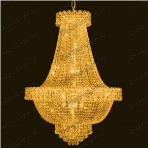 Chandelier 30% lead Crystal Century Collection # EL190024ag Size w24 