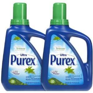 Purex Ultra Liquid Detergent, Mountain Breeze, 50 oz 2 ct (Quantity of 