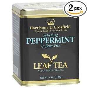 Harrisons & Crosfield Loose Leaf Peppermint Herbal Tea, Caffeine Free 