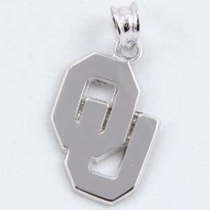 Oklahoma Sooners 5/8 Sterling Silver Charm  Sports 