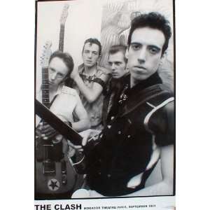  The Clash (Group in Paris, B&W) Music Poster Print   40 X 