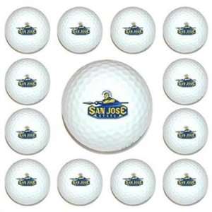 New San Jose State Spartans Dozen Pack Golf Balls New  