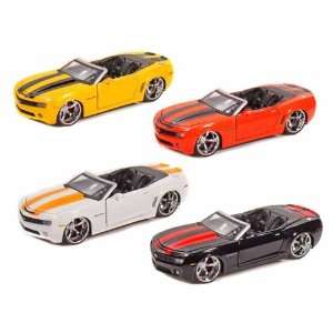  2007 Chevy Camaro Convertible Concept 1/24 Set of 4 Toys 