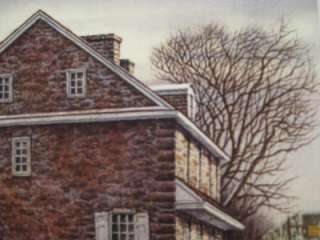 Ferry Inn HOUSE R. KRASNANSKY PRINT ART SIGNED 8.5x11  