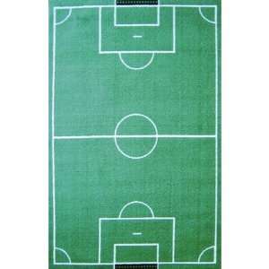   Time Soccer Field Sports Rug Size 33 x 410 Furniture & Decor