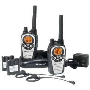 Midland GXT760VP4 42 Channel 36 Mile GMRS Radio with DC Adapter, Pair 