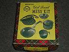 VINTAGE OFFICIAL GIRL SCOUT MESS KIT W/ BOX