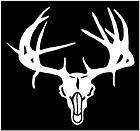   Decal Non Typical Deer skull hunt antlers hunting drop tine sticker