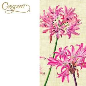  Caspari Paper Napkins 10601G Surprise Lily Linen Guest Napkins 
