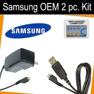 Pc. Set OEM Travel Charger + OEM Data Cable for your Samsung Rant 