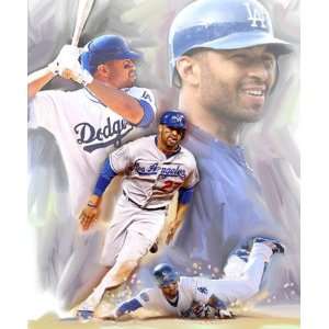  Matt Kemp Framed 20x25 Los Angeles Dodgers Canvas Sports 
