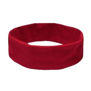  Red Solid Cotton Head Wrap