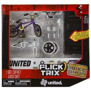  United Flick Trix ~4 BMX Finger Bike Shop Set [20032732 